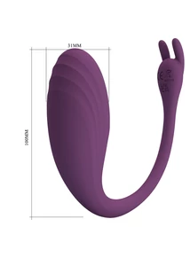 Applikációs vibrációs tojás Pretty Love Catalina purple