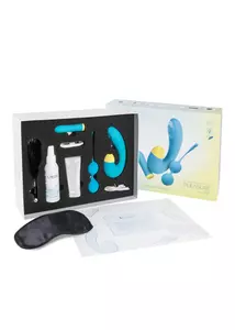 Szerelmi készlet türkiz S pleasures velvet pleasure kit - turquoise