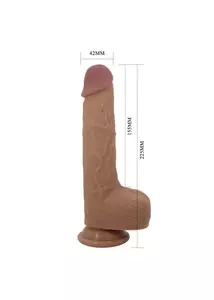 Fel-le mozgó vibrátor Pretty love tommy 8,9" vibrating dildo