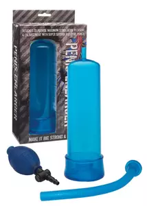 Vákuumpumpa férfiaknak Penis enlarger kék péniszpumpa