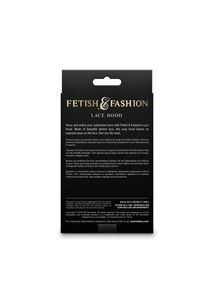 Csipke maszk Fetish & fashion - lace hood - white - alternate package fehér
