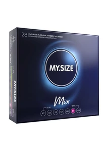 Méretes óvszer készlet My size mix condoms 64 mm (28 db) eper