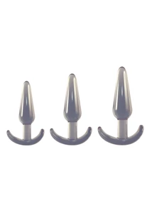 Butt fantasy triple tapered anal plug set