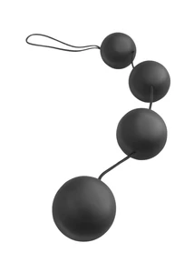 Gésagolyó 4 golyóból Deluxe vibro balls  black