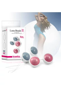 Lovetoy luna beads ii. gésagolyó szett (rózsaszín)