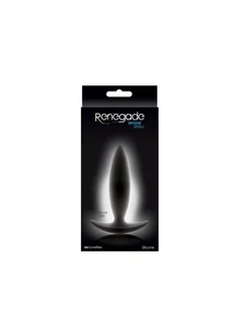Renegade spades szilikon análdildó - kicsi - fekete