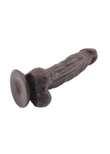 Fashion dude- 8.5 inch cock brown tapadókorongos dildó