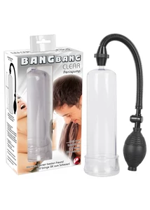 Péniszpumpa Bang Bang erekciópumpa áttetsző
