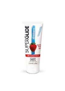 Eper ízű ehető síkosító 75 ml Hot Superglide
