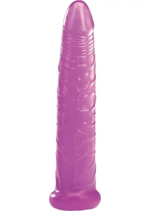 Vékony zselés  dildó - 16,5 cm - lila