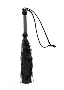 Gp silicone flogger whip black