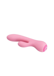 Szilikon csiklókaros g-pont vibrátor Pretty Love Zachary Pink