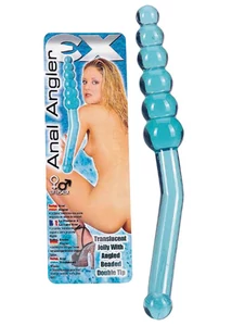 Anal angler kétvégű análdildó - kék