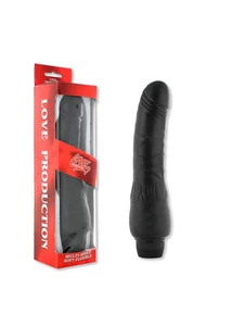 Perfect pleasures élethű vibrátor - 22 cm - fekete