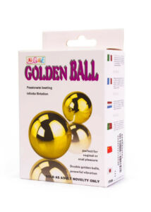 Golden ball vibro dupla gésagolyó - arany