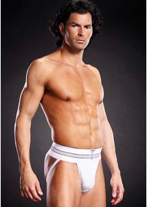 Microfiber jock strap white l/xl