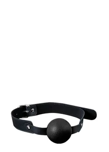 Szilikon szájpecek - Gp solid silicone ball gag black