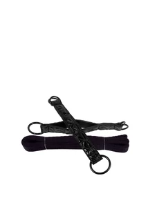 Boka és csukló hevederek kikötözéshez Sinful Black Bed Restraint Straps