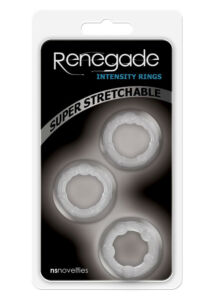 Renegade 3 db-os péniszgyűrű szett - áttetsző