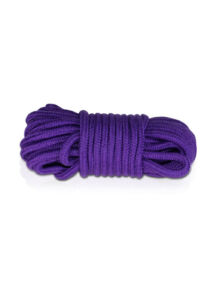 Fetish bondage rope purple