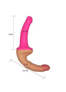 Lovetoy holy dildó kétvégű, flexibilis dildó