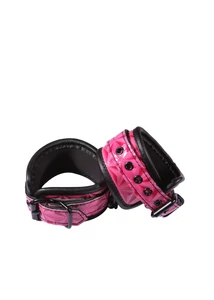 Sinful ankle wrist, pink bilincs
