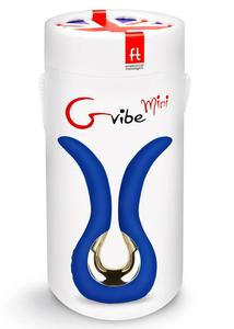 G-vibe mini - usb-s szilikonvibrátor (kék)