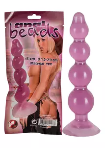 Anal beads tapadókorongos gömbös análdildó