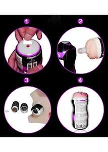 VIBRÁTOROS VAGINA MASZTURBÁTOR SEX IN A CAN VIBRATING VAGINA TUNNEL