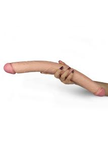 Realistic slim ultra double dildó kétvégű dildó
