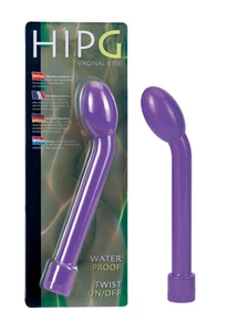 Hip-g purple g-spot vibe. vízálló g-pont vibrátor 21,5x3,5 cm