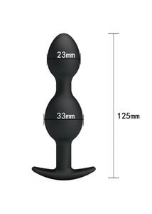 Análdugó silicone butt plug Pretty love heavy balls