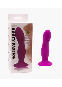 Tapadókorongos szilikon análdildó lila Pretty love booty i