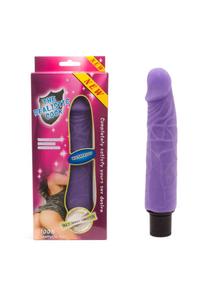 Realistic cock vízálló vibrátor - lila