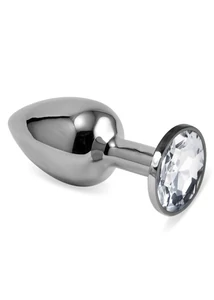 Rosebud classic metal plug s silver