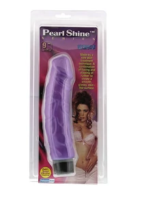 Pearl shine 23 cm vízálló élethű vibrátor - lila