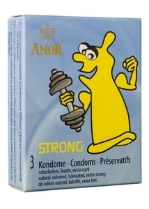 Amor Strong extra erős óvszer - 3 db