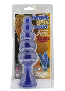 Butt rattler zselés análdildó - kék