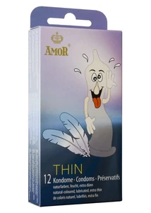 Thin vékonyfalú óvszer - 12 db