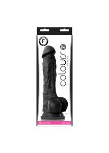 Colours pleasures 7 inch dildó black