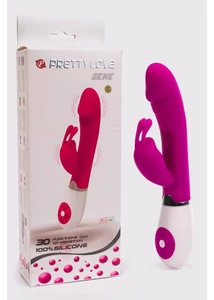 Pretty Love Gene Nyuszis vibrátor 20 cm