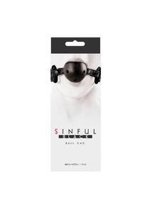 Sinful ball gag black