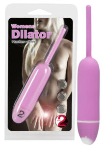 Dilator - szilikon húgycsővibrátor hölgyeknek - pink 50x5 mm