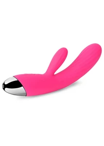 Klitoriszágas vibrátor, melegítős piros Svakom angel 19 cm