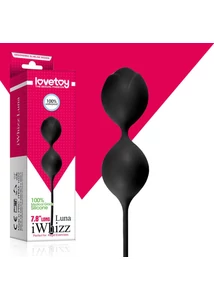 Fekete szilikon gésagolyó - iWhizz Luna Black