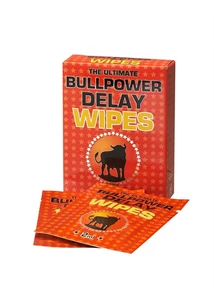 Késleltetőkrémes törlőkendő 6 db Bull Power