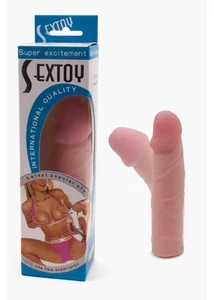 Sextoy hajlítható gerinces élethű dildó 15cm