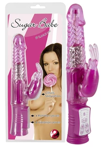 Sugar babe - gyöngyös, nyuszis vibrátor (szeder)