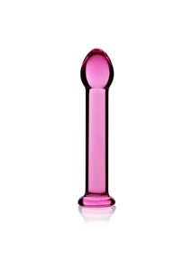 Egyenes üvegdildó Glass pink
