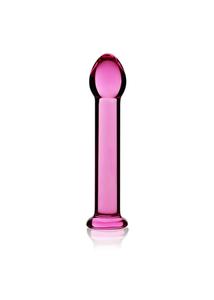 Egyenes üvegdildó Glass pink